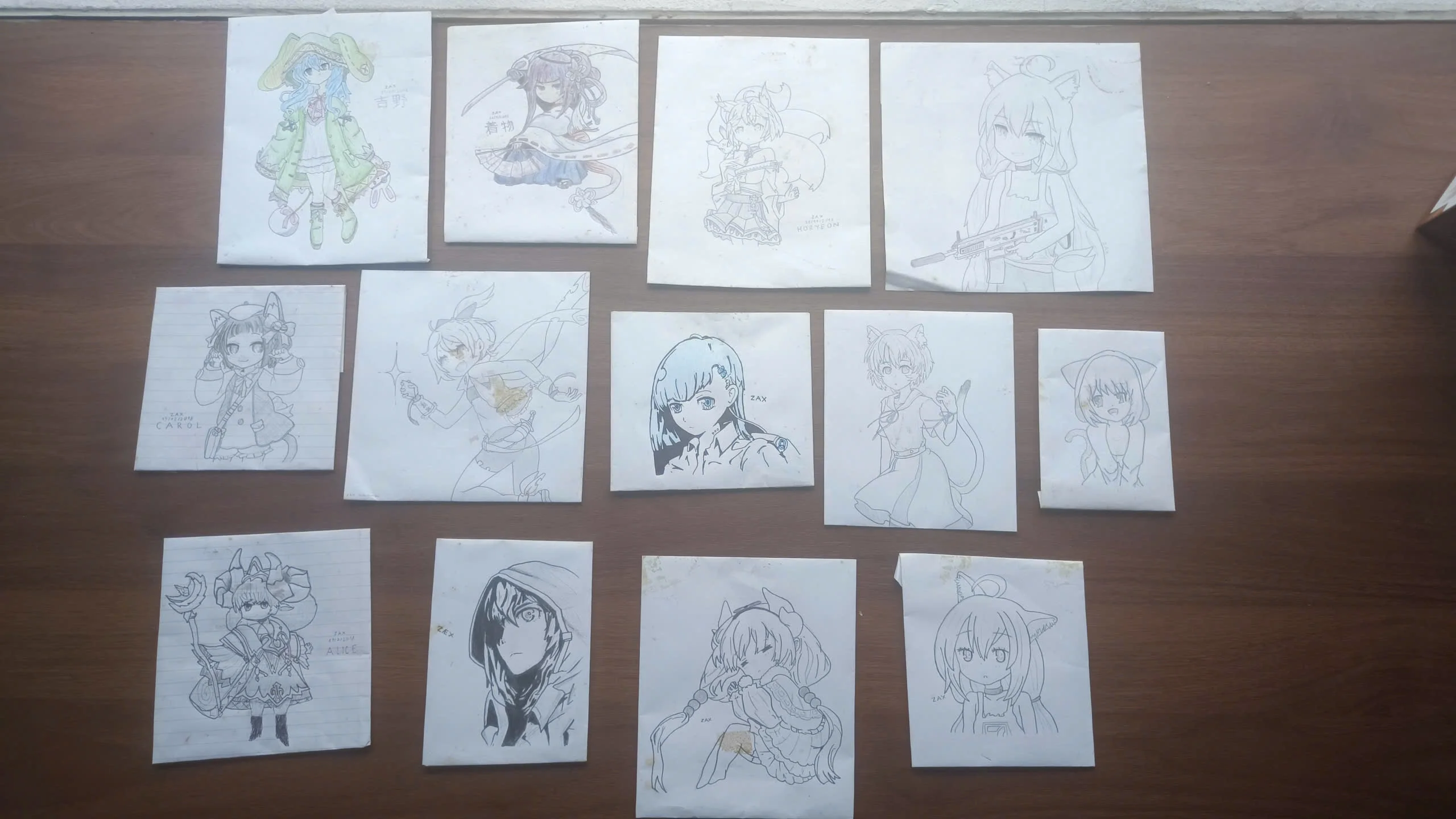 Yuk Drawing Phase and Recent Graphics Design Works